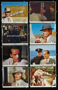 3s459 CHINATOWN 8 8x10 mini LCs '74 Jack Nicholson, Faye Dunaway, directed by Roman Polanski!