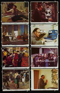 3s460 CONVERSATION 8 8x10 mini LCs '74 Gene Hackman is an invader of privacy, Francis Ford Coppola