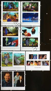 3s612 JUNGLE BOOK 2 7 color 8x10 movie stills '03 Disney cartoon sequel, great scenes!