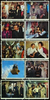 3s399 LADY L 10 Eng/US color 8x10 movie stills '66 sexy Sophia Loren, Paul Newman & David Niven!