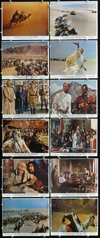 3s361 LAWRENCE OF ARABIA 12 color 8x10s R71 David Lean classic starring Peter O'Toole, cool images!