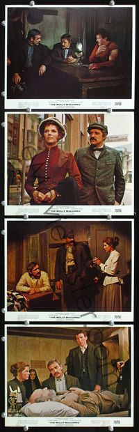 3s735 MOLLY MAGUIRES 4 color 8x10s '70 Sean Connery, Richard Harris, Samantha Eggar, Anthony Zerbe