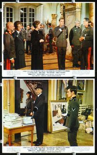 3s795 NIGHT OF THE GENERALS 2 color 8x10 stills '67 Peter O'Toole, Tom Courtenay, Joanna Pettet