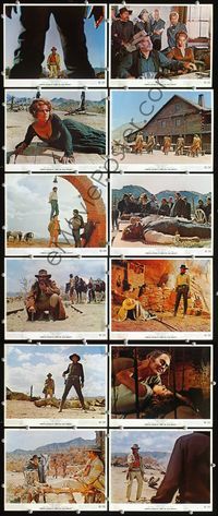 3s368 ONCE UPON A TIME IN THE WEST 12 color 8x10s '68 Sergio Leone, Claudia Cardinale & Henry Fonda!