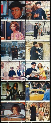3s372 PRIEST'S WIFE 12 color 8x10 stills '71 super sexy Sophia Loren, religious Marcello Mastroianni
