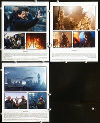 3s762 REIGN OF FIRE 3 color 8x10 stills '02 Christian Bale, Matthew McConaughey, Izabella Scorupco