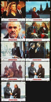 3s423 RUSSIA HOUSE 9 color 8x10 stills '90 Sean Connery, Michelle Pfeiffer, Roy Scheider, James Fox