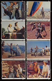 3s560 SCALAWAG 8 8x10 mini movie lobby cards '73 Kirk Douglas as Captain Peg, Mark Lester, pirates!