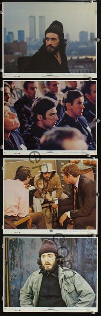 3s738 SERPICO 4 mini movie lobby cards '74 Al Pacino, Sidney Lumet crime classic!