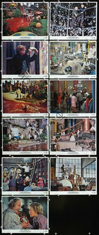 3s391 WILLY WONKA & THE CHOCOLATE FACTORY 11 color 8x10 movie stills '71 Gene Wilder, Peter Ostrum