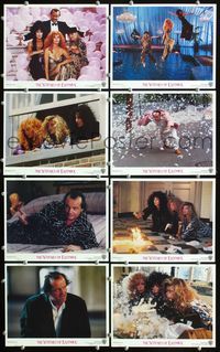 3s590 WITCHES OF EASTWICK 8 color 8x10s '87 Jack Nicholson, Cher, Susan Sarandon, Michelle Pfeiffer