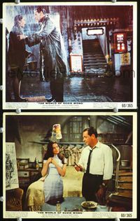 3s806 WORLD OF SUZIE WONG 2 color 8x10s '60 William Holden was the 1st man Nancy Kwan ever loved!