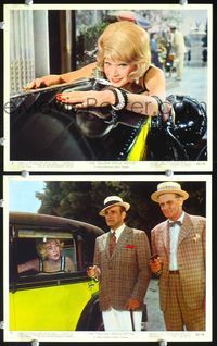 3s807 YELLOW ROLLS-ROYCE 2 Eng/US color 8x10s '65 Shirley MacLaine, George C. Scott, Art Carney
