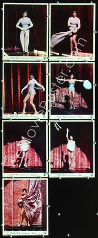 3s031 GYPSY 7 English FOH LCs '62 great close up images of sexiest Natalie Wood stripping on stage!