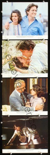 3s715 COMA 4 8x10 mini movie lobby cards '77 Genevieve Bujold, Michael Douglas, Richard Widmark