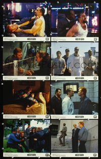 3s510 KISS OF DEATH 8 8x10 mini lobby cards '95 Nicolas Cage, David Caruso, Samuel L. Jackson, Tucci