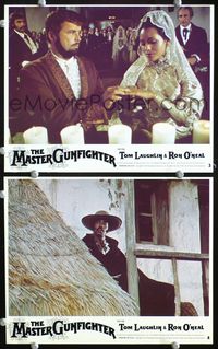 3s792 MASTER GUNFIGHTER 2 8x10 mini movie lobby cards '75 Tom Laughlin, Ron O'Neal, Barbara Carrera