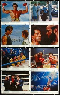 3s553 ROCKY III 8 8x10 mini movie lobby cards '82 Sylvester Stallone faces Mr. T in the boxing ring!