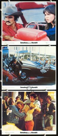 3s763 SMOKEY & THE BANDIT 3 8x10 mini lobby cards '77 Burt Reynolds, Sally Field, Jackie Gleason