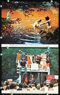 3s805 WOODSTOCK 2 8x10 mini LCs '70 classic skinny-dipping image + clothing vendor in platform!