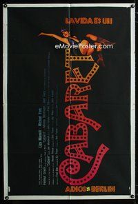 3t620 CABARET  Argentinean poster '72 singing & dancing Liza Minnelli in Nazi Germany, Bob Fosse