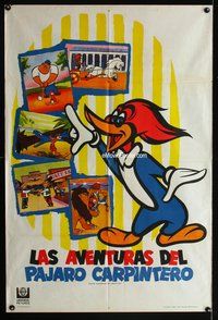 3t701 LAS AVENTURAS DEL PAJARO CARPINTERO Argentinean '60s great cartoon art of Woody Woodpecker!