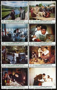 3t027 ALL THINGS BRIGHT & BEAUTIFUL 8 English movie lobby cards '75 It Shouldn't Happen to a Vet!