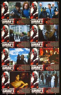 3t441 SHAFT 8 movie lobby cards '00 Samuel L. Jackson, Toni Collette, Christian Bale