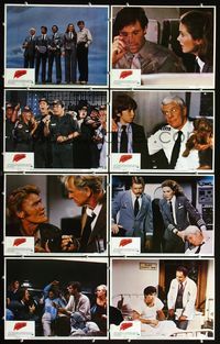3t022 AIRPLANE II 8 movie lobby cards '82 Robert Hays, Lloyd Bridges, William Shatner, Peter Graves