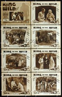 3t307 KING OF THE WILD 8 Chap 11 LCs '31 pre-Frankenstein Boris Karloff shown as Arab villain!