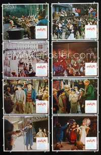 3t379 OLIVER 8 lobby cards R72 Charles Dickens, Mark Lester, Shani Wallis, directed by Carol Reed!