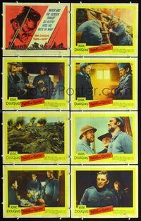 3t393 PATHS OF GLORY 8 lobby cards '58 Stanley Kubrick, Kirk Douglas, Ralph Meeker, Wayne Morris