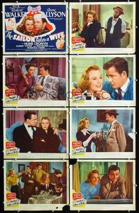3t429 SAILOR TAKES A WIFE 8 lobby cards '45 Robert Walker & June Allyson, Hume Cronyn, Rochester