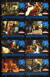 3t455 SMALL SOLDIERS 8 int'l movie lobby cards '98 Joe Dante CG & live action, Kirsten Dunst