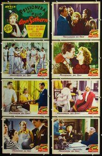 3t542 UNDERCOVER MAISIE 8 movie lobby cards '47 cutest cop Ann Sothern, Barry Nelson