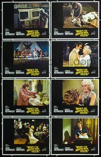 3t564 WHAT'S THE MATTER WITH HELEN 8 lobby cards '71 Debbie Reynolds, Shelley Winters, Dennis Weaver