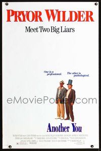 3u034 ANOTHER YOU DS one-sheet movie poster '91 two big liars, Richard Pryor & Gene Wilder!