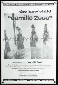 3u081 CAMILLE 2000 one-sheet '69 Radley Metzger, sexy version of Dumas novel, sexy Daniele Gaubert!