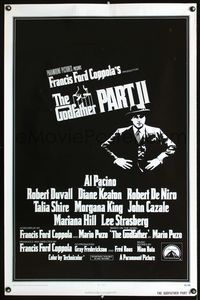 3u202 GODFATHER PART II int'l one-sheet '74 Al Pacino in Francis Ford Coppola classic crime sequel!