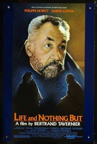 3u300 LIFE & NOTHING BUT one-sheet movie poster '90 Bertrand Tavernier, La vie et rien d'autre
