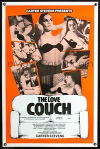 3u312 LOVE COUCH one-sheet movie poster '77 Vanity Fare, Teddi Bare & Fluffy La Bush!
