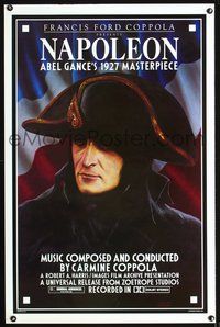3u383 NAPOLEON one-sheet movie poster R81 Albert Dieudonne as Napoleon Bonaparte, Abel Gance