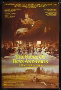 3u558 STORY OF BOYS & GIRLS 1sh '91 Storia di ragazzi e di ragazze, great images of food & lovers!