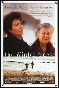 3u656 WINTER GUEST DS one-sheet poster '97 Phyllida Law, Emma Thompson, directed by Alan Rickman!
