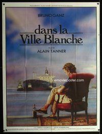 3v561 IN THE WHITE CITY French one-panel poster '83 Alain Tanner's Dans la ville blanche, Bruno Ganz