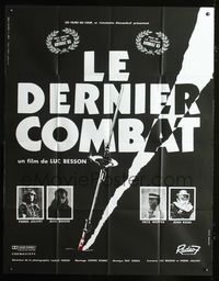 3v587 LE DERNIER COMBAT French 1p '83 Luc Besson, Jean Reno, cool design by Guichard & Camboulive!