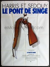 3v588 LE PONT DE SINGE French 1p '76 military documentary, great art of drooping rifle by Ferracci!