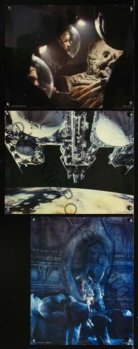 3w074 ALIEN 3 color 16x20 stills '79 Ridley Scott outer space sci-fi monster classic, cool images!