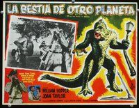 3w193 20 MILLION MILES TO EARTH Mexican lobby card '57 out-of-space creature invades the Earth!