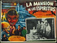 3w427 GHOSTS ON THE LOOSE Mexican LC R50s art of Bela Lugosi & Sunshine Sammy, East Side Kids!